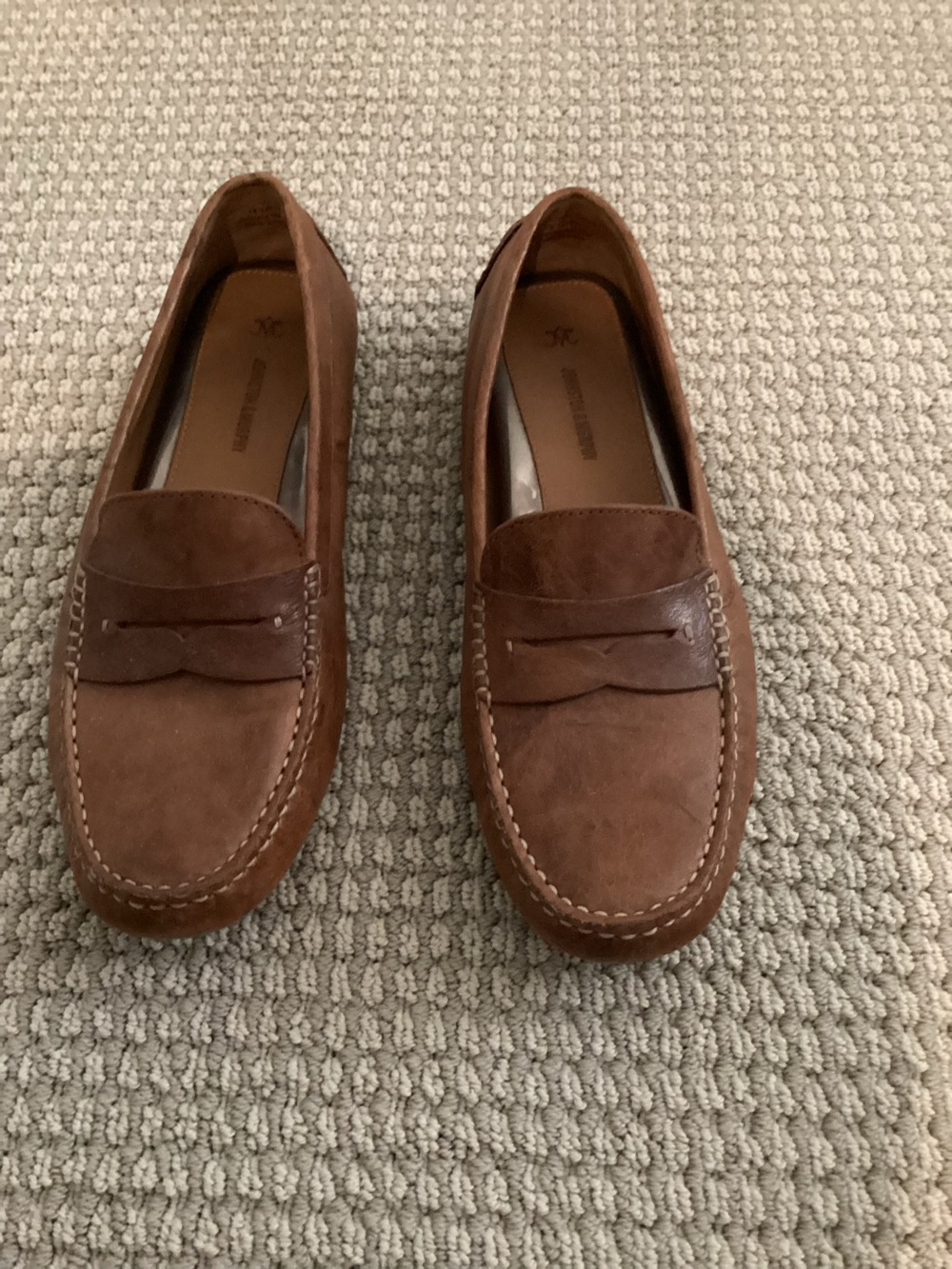 Womens Johnston and Murphy Brown leather  Penny Loafers